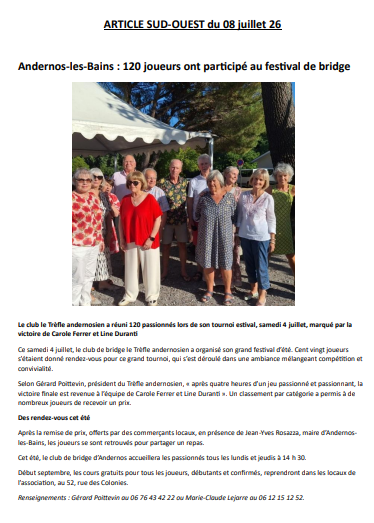 Festival Andernos 2026