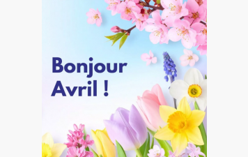 Calendrier avril 2026